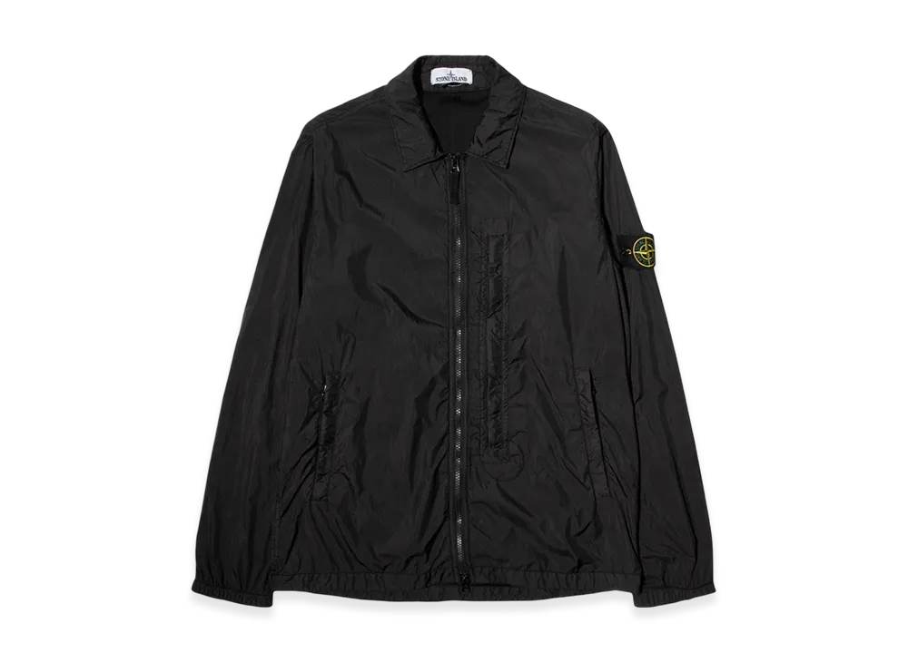 Stone Island 10123 Crinkle Reps Overshirt - 20FW "Black"