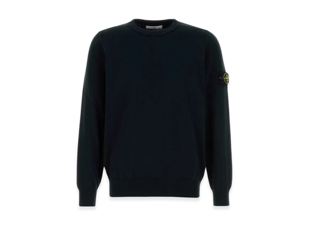 Stone Island 053B2 Wappen Patch Crewneck Sweatshirt - 25SS "Black"