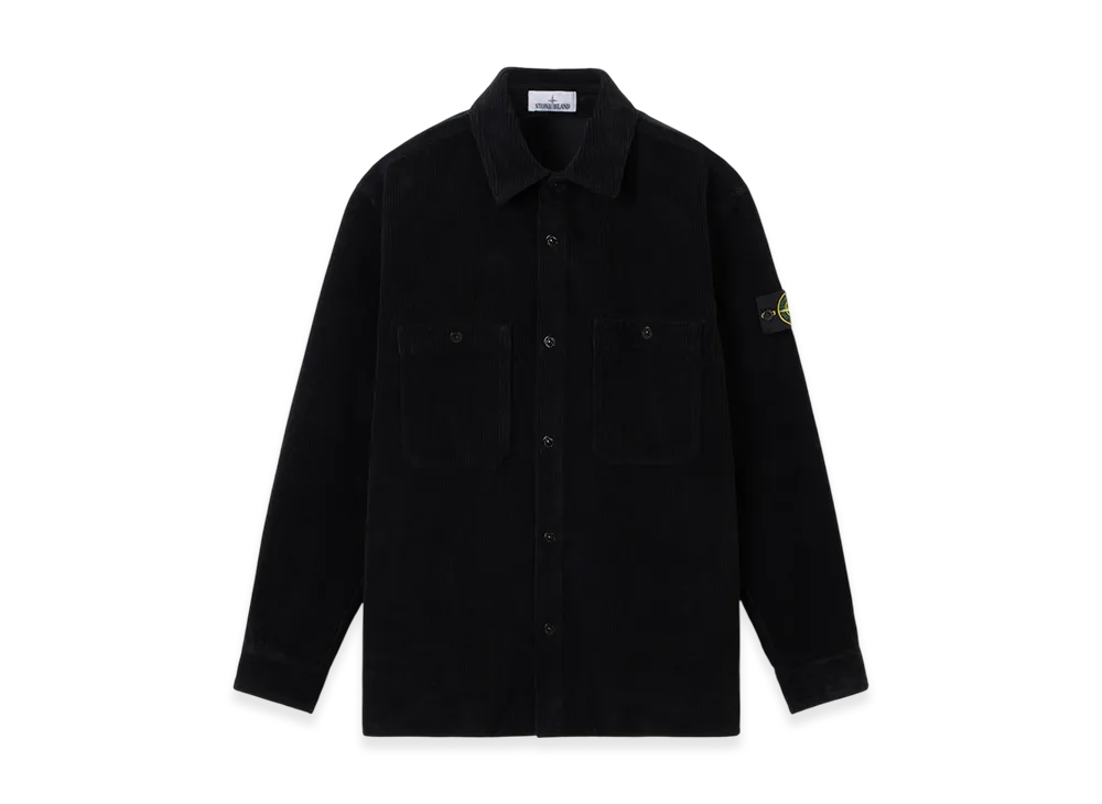 Stone Island 1200012 Organic Cotton Corduroy 800 "Black"