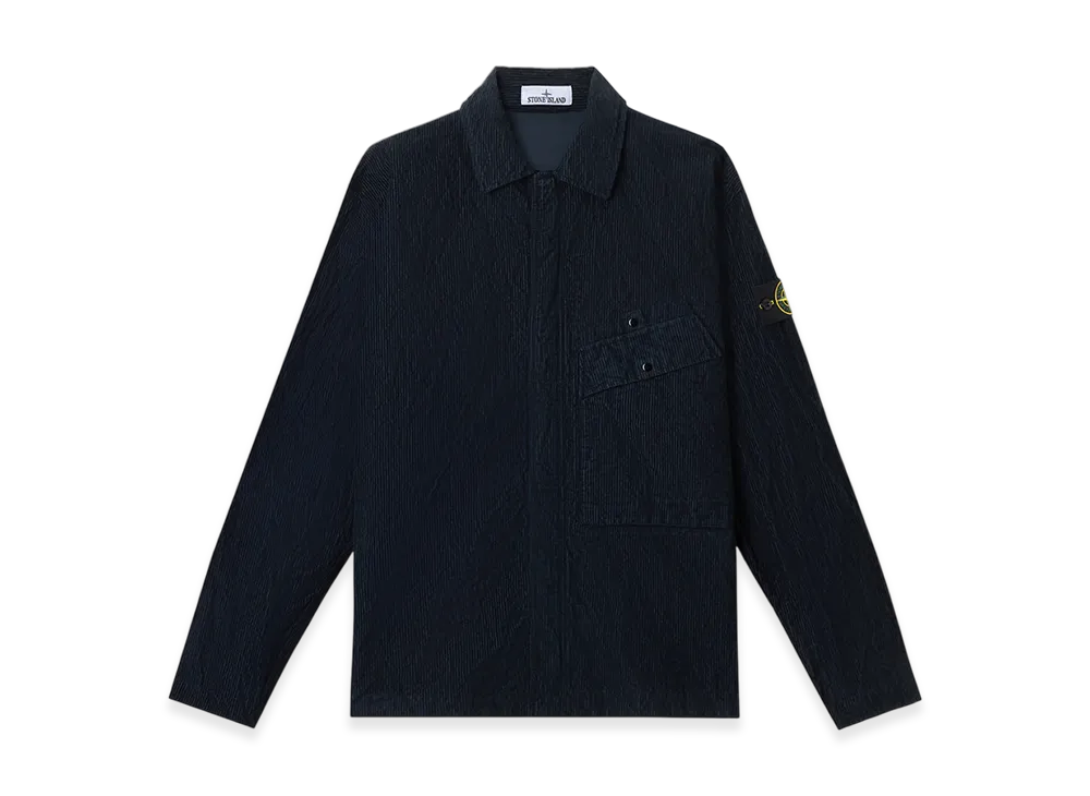 ストーンアイランド 1200020 リンクルド コーデュロイ 500-TC "ネイビーブルー"