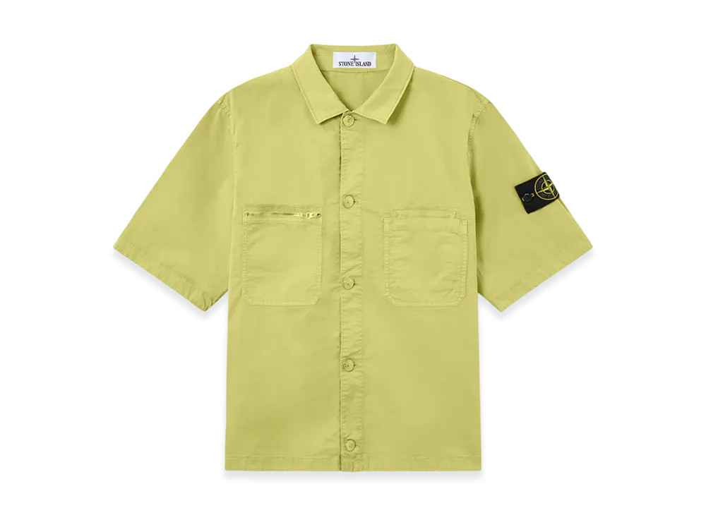 Stone Island 1200033 Supima Cotton Twill Stretch-TC "Fern Green"