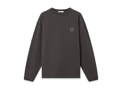 Stone Island 2100024 Combed Organic Cotton Jersey "Lead Gray"