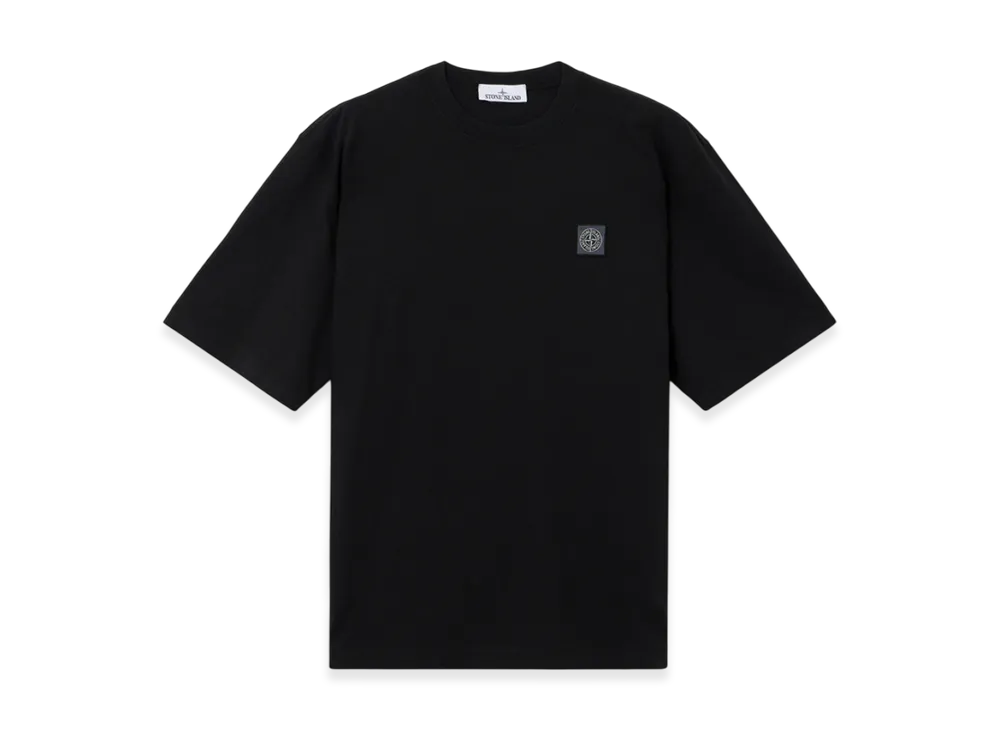 Stone Island 2100025 Combed Organic Cotton Jersey "Black"