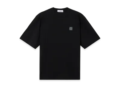 Stone Island 2100025 Combed Organic Cotton Jersey "Black"