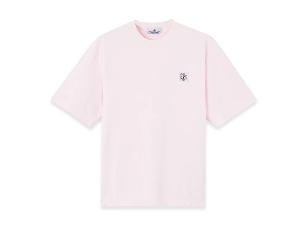 Stone Island 2100025 Combed Organic Cotton Jersey "Pink"