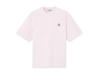 Stone Island 2100025 Combed Organic Cotton Jersey "Pink"