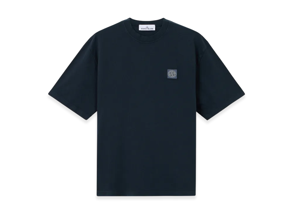Stone Island 2100025 Combed Organic Cotton Jersey "Navy Blue"