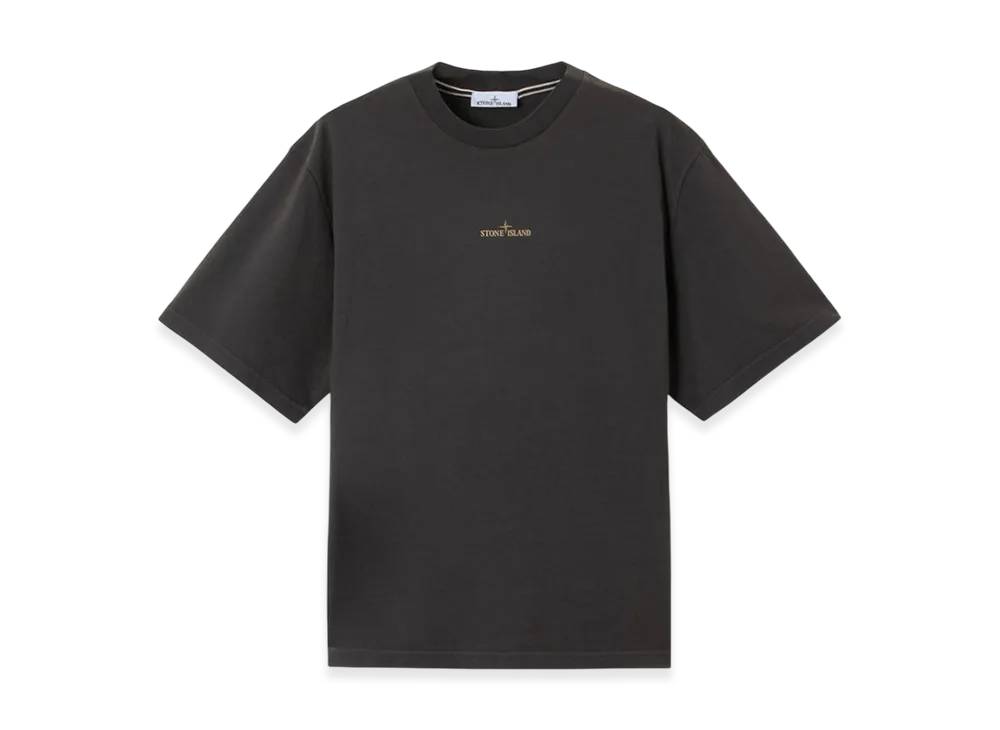 Stone Island 2100037 Combed Organic Cotton Jersey "Lead Gray"