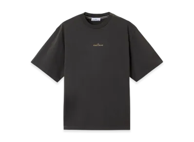 Stone Island 2100037 Combed Organic Cotton Jersey "Lead Gray"