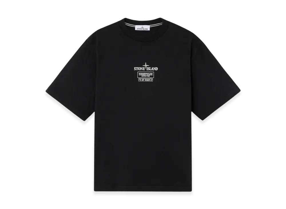 Stone Island 2100037 Combed Organic Cotton Jersey "Black"