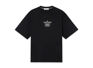 Stone Island 2100037 Combed Organic Cotton Jersey "Black"
