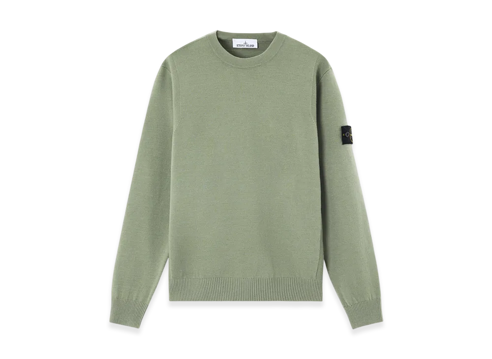 Stone Island 5100001 Stretch RWS Wool "Sage Green"