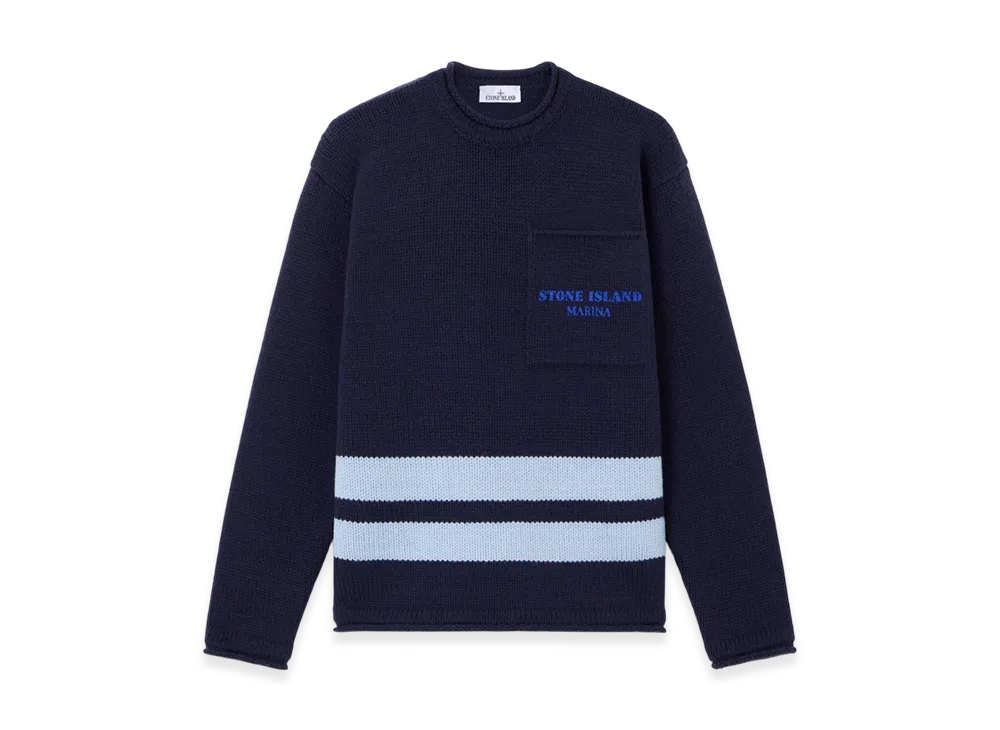 Stone Island 5100029 Pure Woolstone Island Marina "Navy"