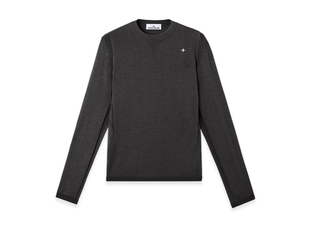 Stone Island 5100038 Primaloft Bio Recycled Polyester / Woolstone Island Stellina "Lead Gray"