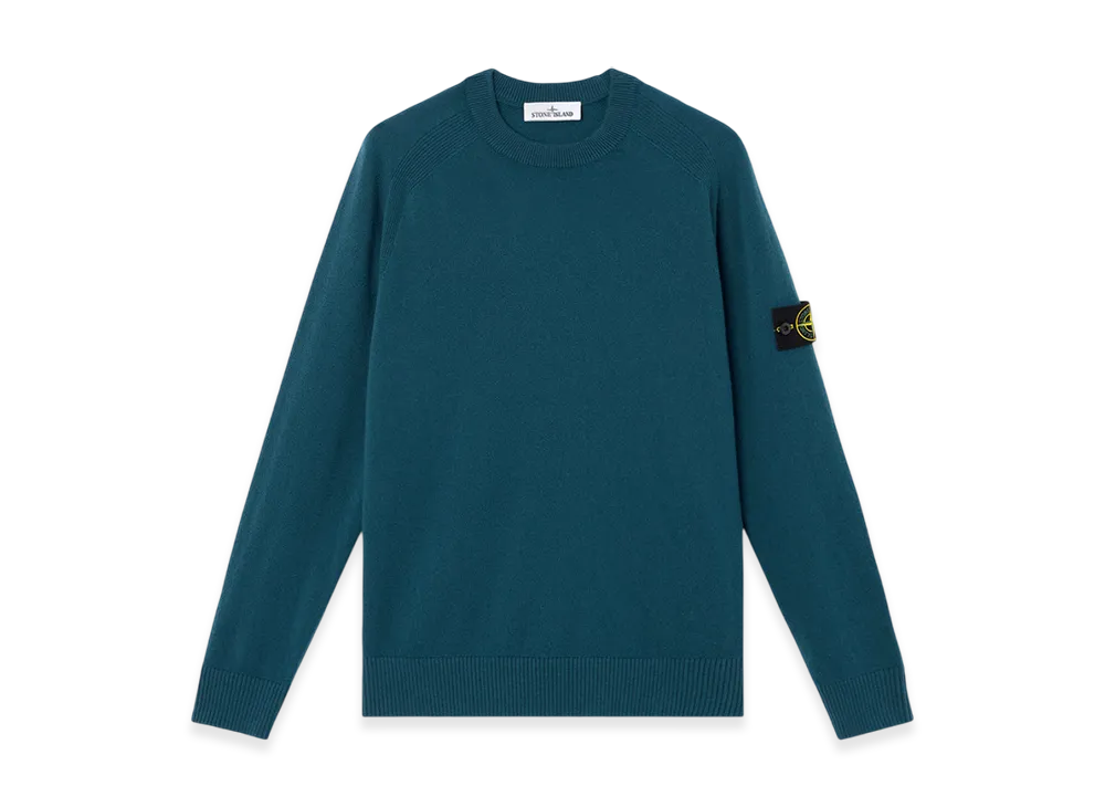 Stone Island 5100045 Light RWS Geelong Wool "Dark Teal Green"