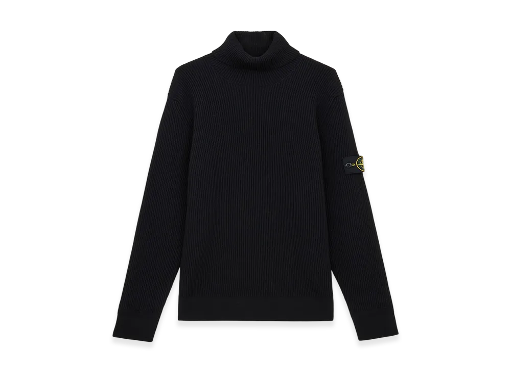Stone Island 5100052 Full Rib RWS Wool "Black"