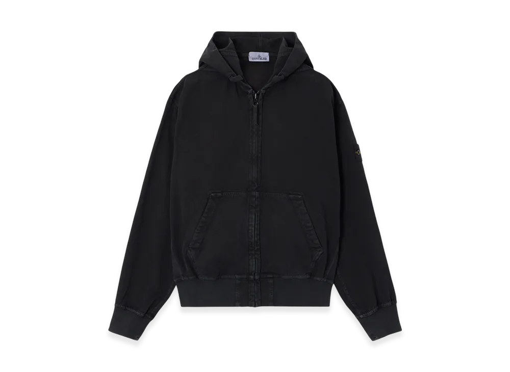 Stone Island 6100017 Organic Panama Cotton Old Effect "Black"