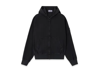 Stone Island 6100017 Organic Panama Cotton Old Effect "Black"