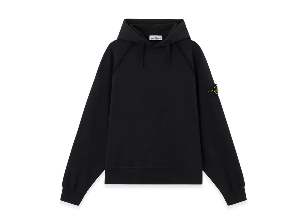 Stone Island 6100023 Brushed Organic Cotton Fleece "Black"