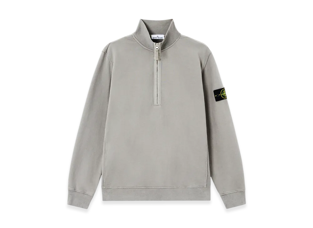 Stone Island 6100068 Brushed Organic Cotton Fleece "Cement"