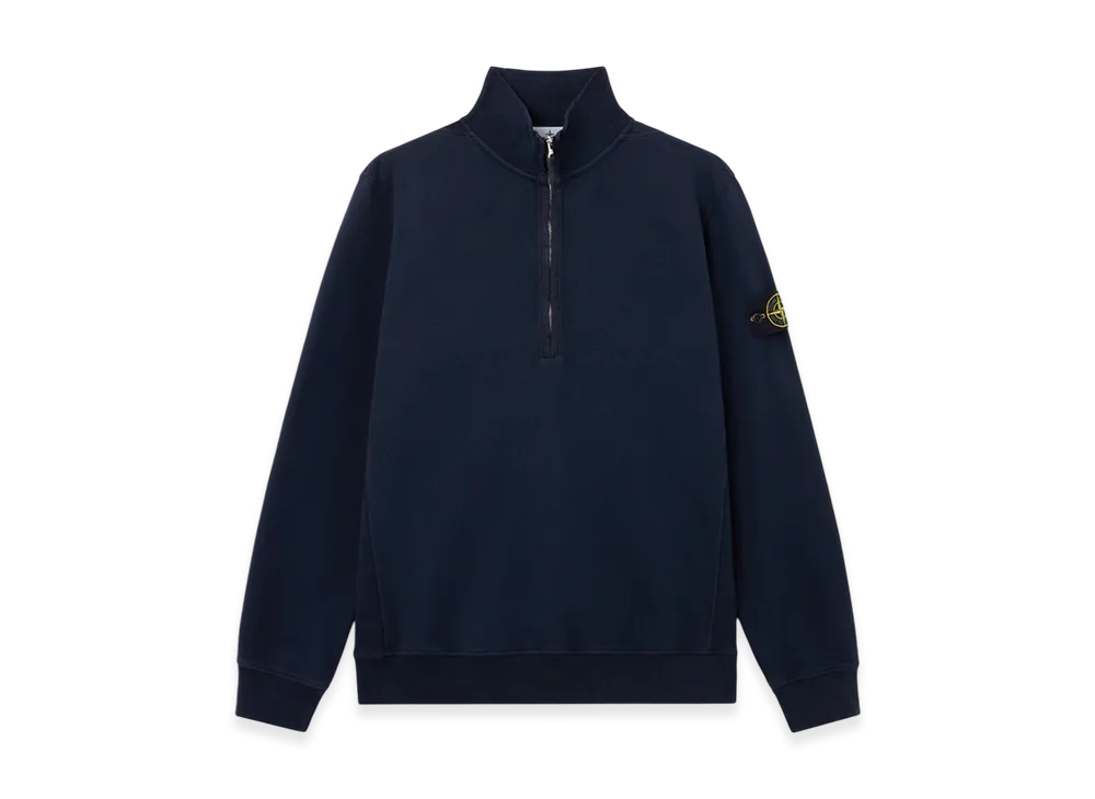 Stone Island 6100068 Brushed Organic Cotton Fleece "Navy Blue"