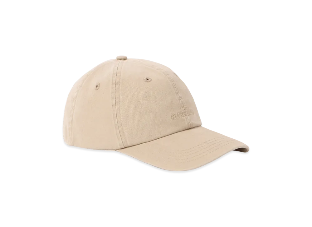 Stone Island 9100009 Brushed Cotton Gabardine Hat "Desert Brown"