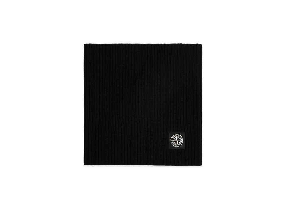 Stone Island N200002 Fishermans Rib RWS Wool And Cashmere "Black"
