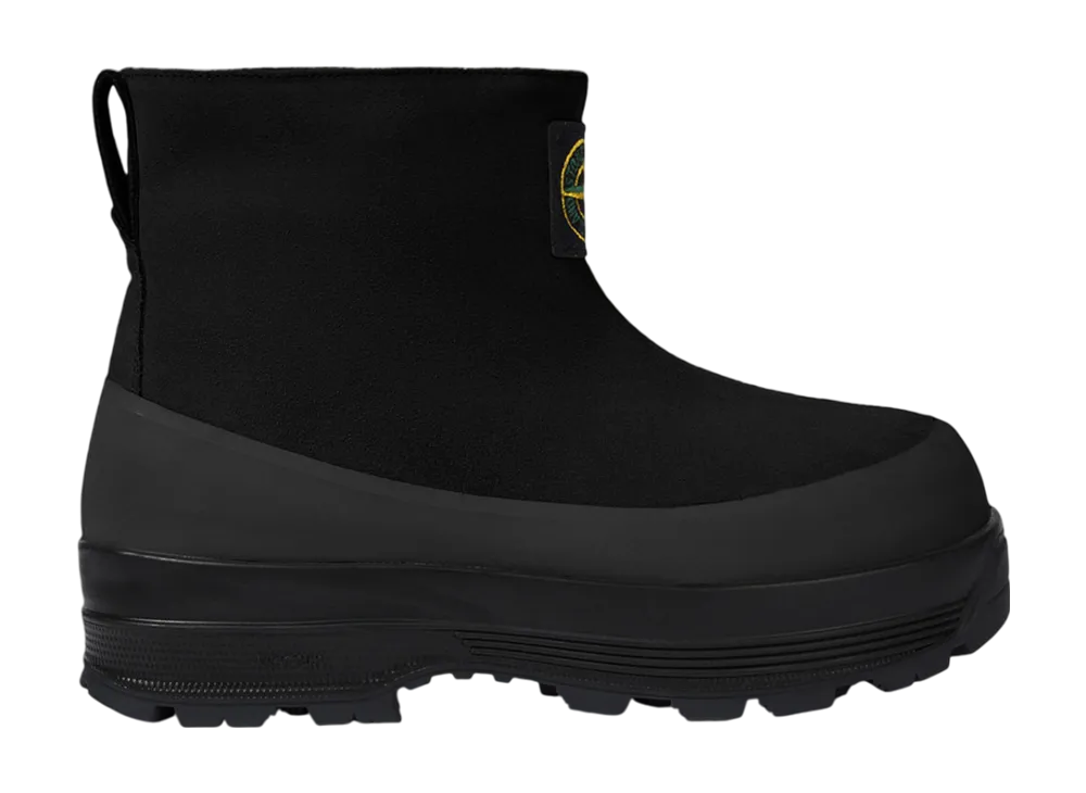 Stone Island S100120 Suede Shoes "Black"