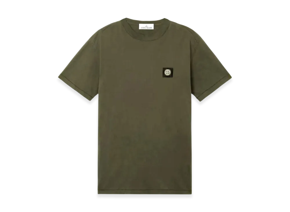 Stone Island Short Sleeve 60/2 Cotton Jersey T-Shirt "Military Green"