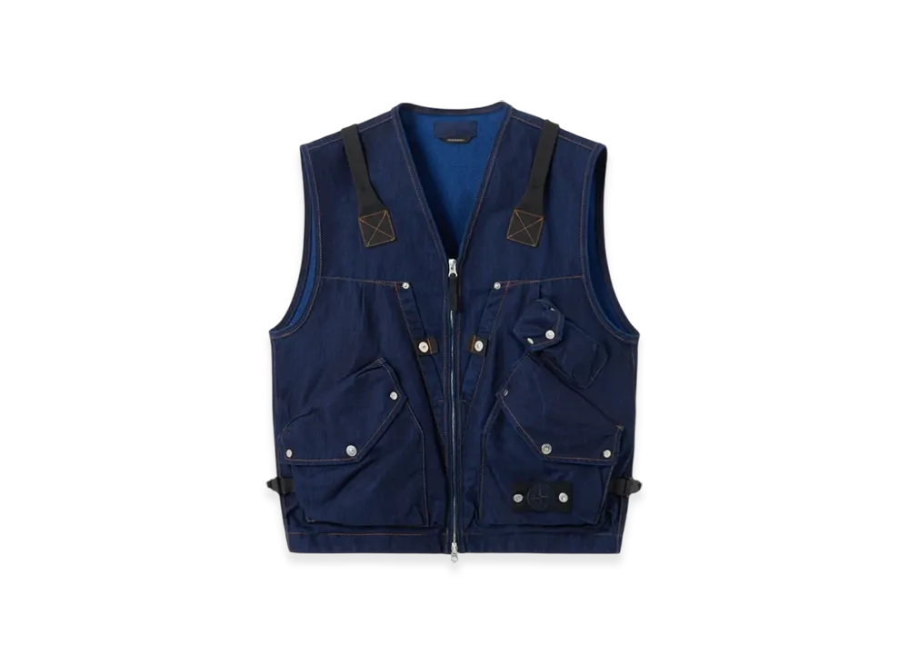 Stone Island G100016 Indigo Polypropylene Denim Light-Rinsed "Indigo"