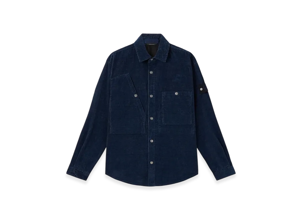 Stone Island 1100008 Indigo Micro Corduroy-Rinsed "Black"