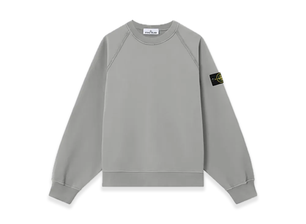 Stone Island 6100022 Brushed Organic Cotton Fleece "Cement"