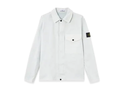 Stone Island 1200001 Organic Cotton StreTCh Broken Twill Old Effect "Sky Blue"