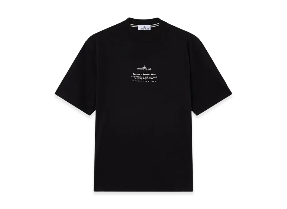Stone Island 2100001 Organic Cotton Jersey "Black"