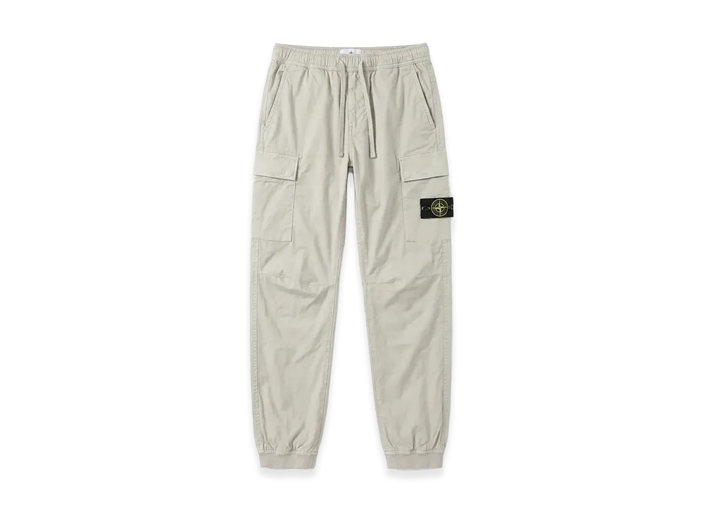 Stone Island Logo Stretch Pocket Cargo Pants "Gray"