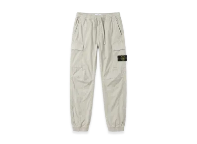 Stone Island Logo Stretch Pocket Cargo Pants "Gray"