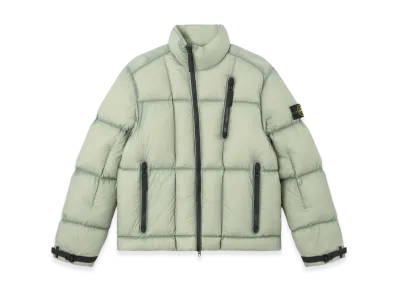 Stone Island 4100017 Seam Faded Light Nylon Tela "Sage Green"
