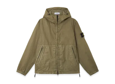 Stone Island 4100053 Organic-Look Nylon Panama-TC "Military Green"