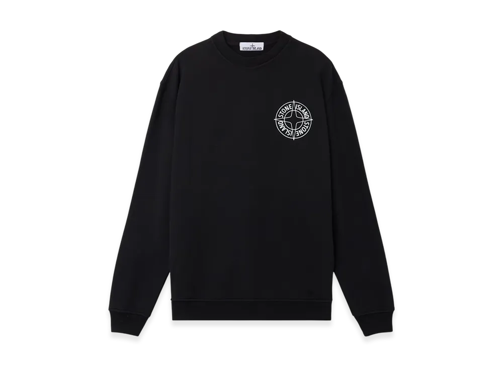 Stone Island 6100001 Cotton Fleece "Black"