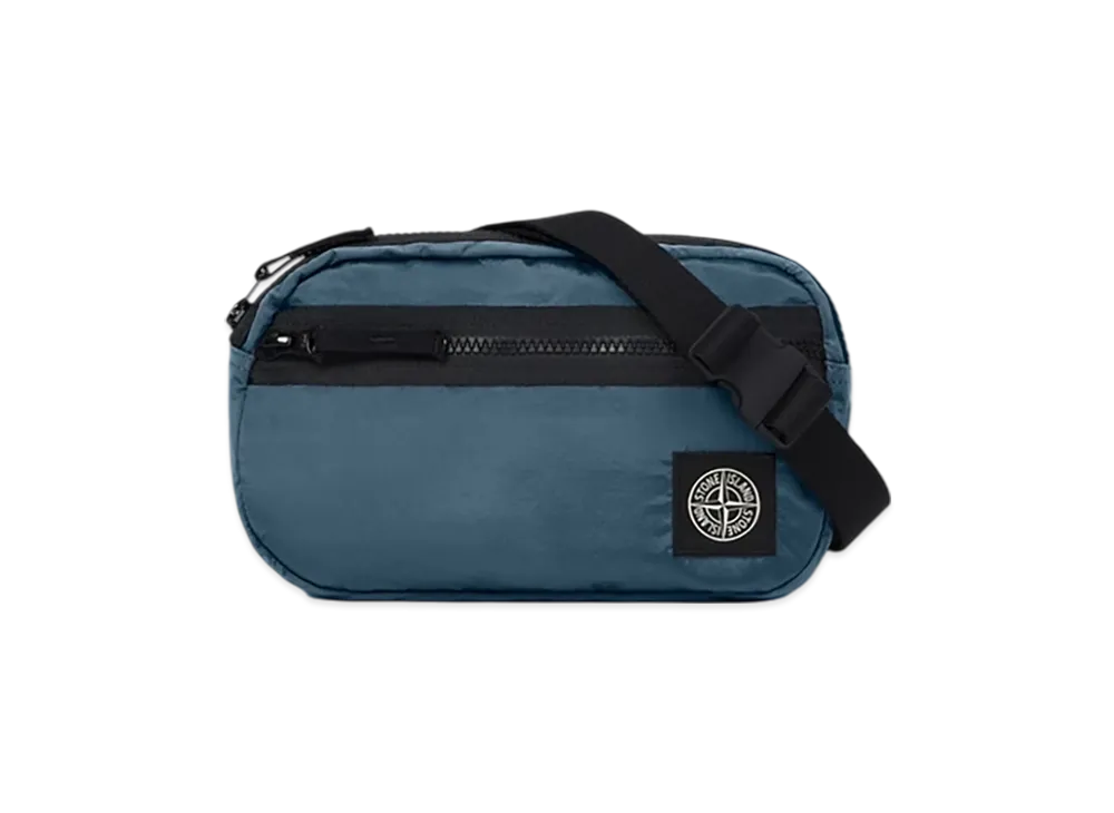 Stone Island 9200014 Coated Nylon Metal In Econyl "Avio Blue"