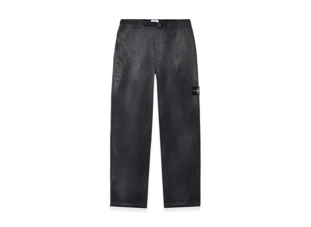 Stone Island 3100040 Dense Nylon-TC Hand Sprayed Reflective "Black"