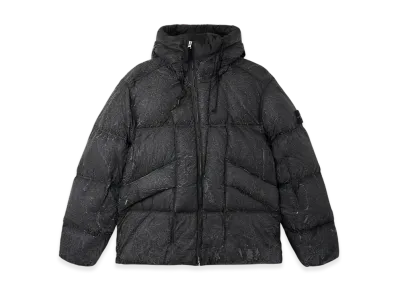 Stone Island 4100062 Light Nylon Tela, Hand Sprayed Reflective "Black"