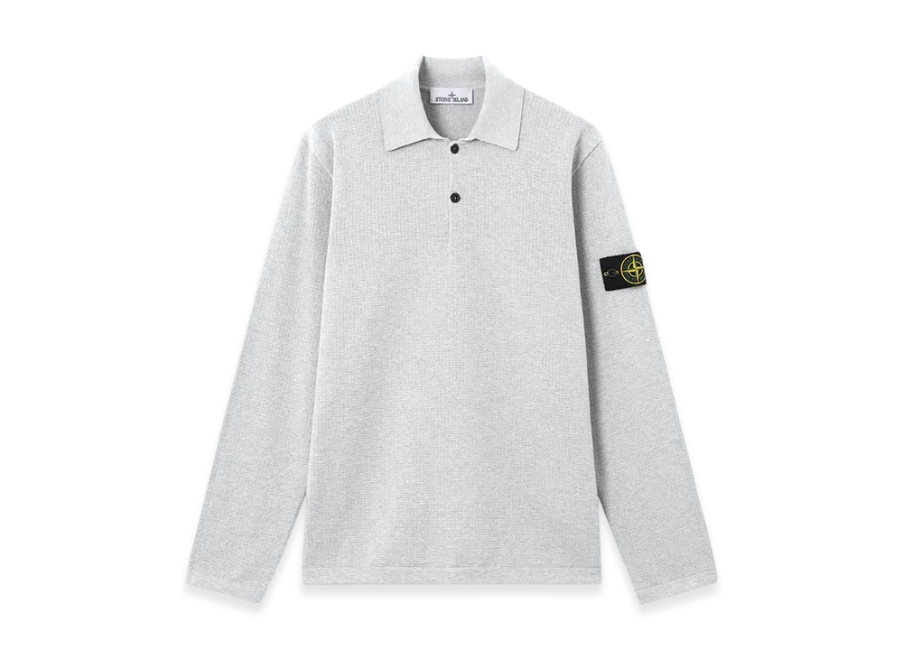 Stone Island 5100024 Micro Stitch Soft Organic Cotton "Pearl Grey Melange"