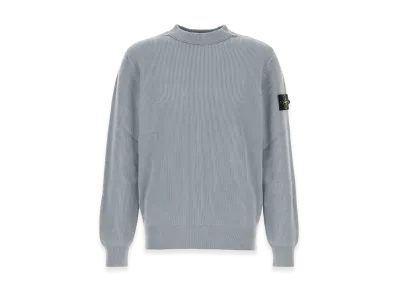 Stone Island Cotton Sweater "Light Blue/Powder Blue"