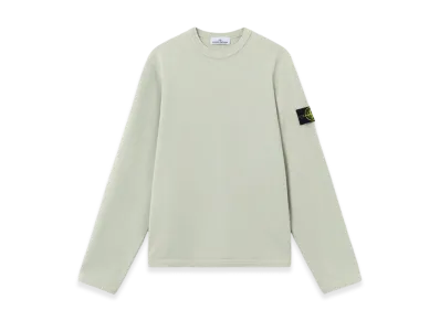 Stone Island 6100011 Mesh Stitch Organic Cotton Fleece "Sage Green"