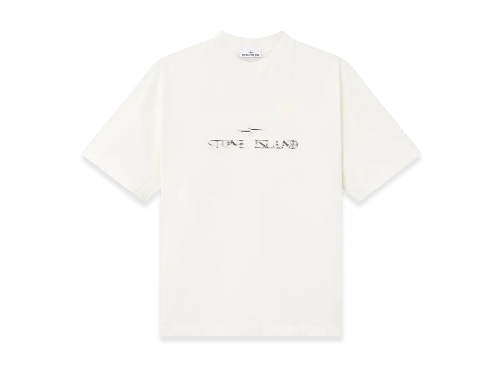 Stone Island 2100001 Combed Organic Cotton Jersey "Ivory"