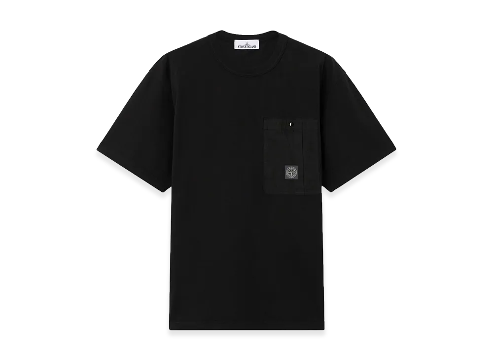 Stone Island 2100004 Combed Organic Cotton Jersey "Black"