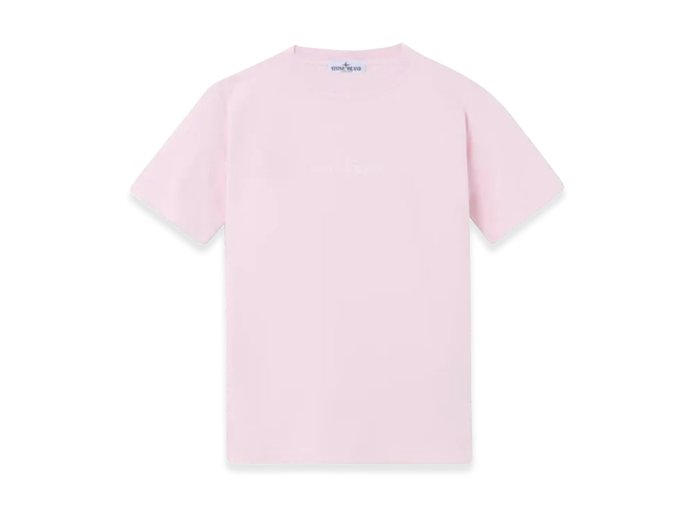 Stone Island T-Shirt with Logo "Nude/Neutrals"