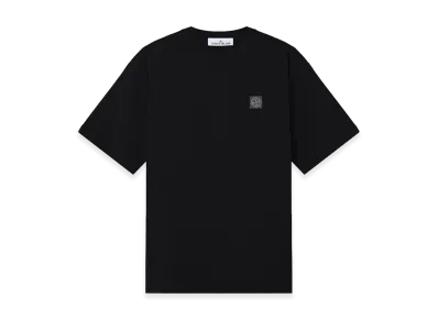 Stone Island 2100030 Combed Organic Cotton Jersey "Black"
