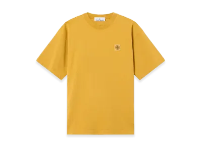 Stone Island 2100030 Combed Organic Cotton Jersey "Mustard"